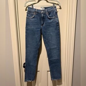 Agolde Willow Mid Rise Slim Crop Jean